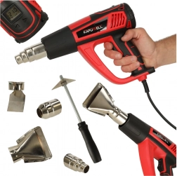 Pistolă de suflat cu aer cald KAFUWELL 1850W cu reglaj de temperatură