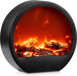 Șemineu electric decorativ Vilde cu efect LED de flacără