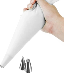 Poș de cofetărie din silicon cu duiuri pentru decorare Orion 30 cm - 3 buc.