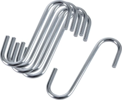 Cârlige universale din oțel inoxidabil 6 × 4,5 cm, 6 buc.