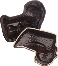 Formă ceramică de copt puișor