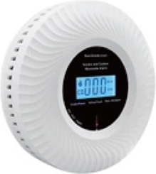 Detector wireless de monoxid de carbon și fum SafeSensor 5000 2 în 1 cu baterie Li‑ion