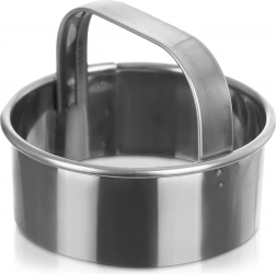 Decupator din oțel inoxidabil pentru biscuiți, piroști și gogoși 6 cm