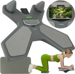 Placă de echilibru cu cronometru TRIZAND cu panou reversibil și nivela cu bulă pentru antrenament complet al core-ului