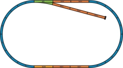 Piko Suport pentru seturile de șine A+B