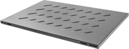 Poliță 1U pentru dulapuri 19" rack de 1000 mm, 465 × 715 mm, negru