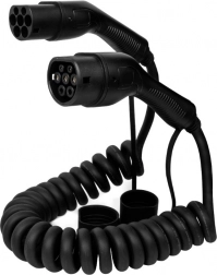 Cablu de încărcare spiral pentru vehicule electrice Type 2 - 5M