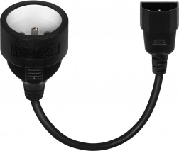 Adaptor de alimentare IEC C14 – CEE 7/5 (E) 15 cm SAVIO