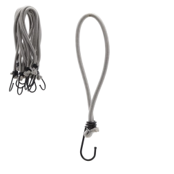 Set de corzi elastice cu cârlige 25 cm, diametru 6 mm (25 buc)