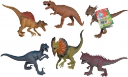 Dinozaur din cauciuc 17–22 cm, set 6 specii