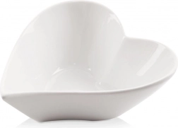 Bol din porțelan în formă de inimă 13 × 11 cm, 180 ml