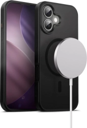 Husă hibridă Frost Mag Cover pentru iPhone 17 cu MagSafe – negru