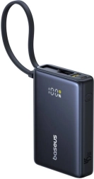Power bank Baseus PicoGo cu afișaj digital 10000 mAh 45 W negru