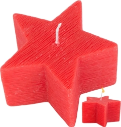 Lumânare de Crăciun în formă de stea