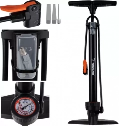 Pompă de podea cu manometru TRIZAND 16 bar