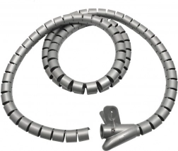 Organizator cabluri Maclean argintiu