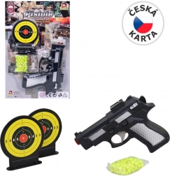 Pistol cu bile cu două ținte 15 cm