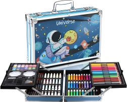 Set de desen pentru copii RENEW FORCE Cosmos în valiză, 145 de piese