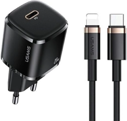 Încărcător de rețea 1x USB‑C 20 W cu cablu Lightning PD 3.0 – Lightning