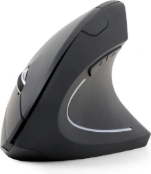 Mouse optic wireless Nano negru cu 6 butoane