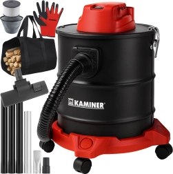 Kaminer aspirator de cenușă rezistent la temperaturi ridicate, fără sac, 20 l, cu funcție de suflare