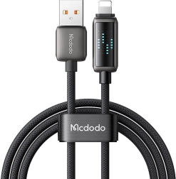 Cablu USB-A la Lightning Mcdodo cu afisaj LED 1,2 m