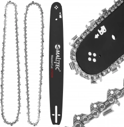 Set pentru drujbă 18" – șină de ghidaj și 2 lanțuri 0,325"