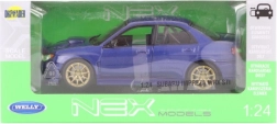 Model metalic Subaru Impreza WRX STI 1:24 cu piese deschizabile