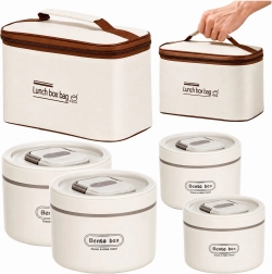Set de recipiente izolate pentru alimente LunchBox, 4 bucăți