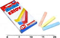 Crete școlare colorate 12 buc