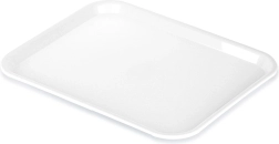 Tavă de servire din plastic albă 45,5 × 35,5 cm