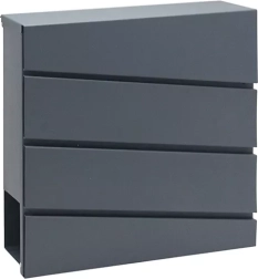 Cutie poștală din oțel galvanizat cu suport pentru ziare