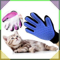 Mănușă de masaj și de deshedding pentru câini și pisici
