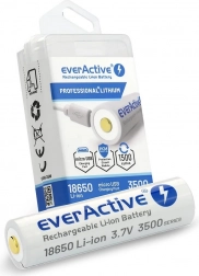 Acumulator EverActive 18650 cu micro USB 3500mAh