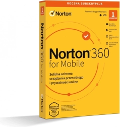 norton 360 mobile – abonament pe 1 an pentru 1 utilizator și 1 dispozitiv