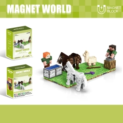 Set de construcție Magnet World Stații Poștale
