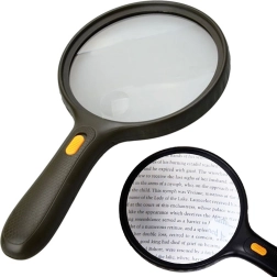 Lupă manuală cu iluminare