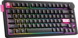 Tastatură mecanică de gaming Onikuma MT706, wireless și cu cablu, RGB, neagră