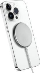 Încărcător wireless MagSpot MagSafe 15W Argintiu