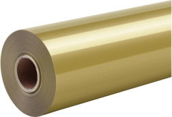 Folie termotransfer HTVRONT Pure aurie 30,5 cm × 1,8 m