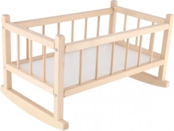 Leagăn din lemn pentru păpuși