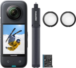 Insta360 X3 kit universal cameră de acțiune 360°