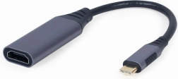 Adaptor usb‑c la hdmi 4k 60 hz, gri, 15 cm