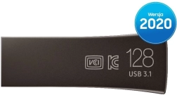Memorie USB BAR Plus 128 GB, USB 3.1, gri titan