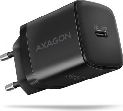 Încărcător de rețea AXAGON 20W USB‑C PD, negru