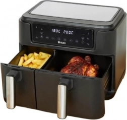 Friteuză cu aer cald Air Fryer 9,5 l cu coș dublu