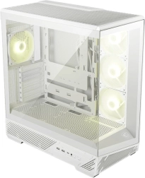 Carcasă PC MSI MAG PANO 130R PZ, albă, sticlă securizată