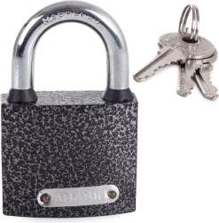 Lacăt de 50 mm cu arc întărit și 3 chei