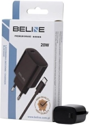 Încărcător de priză 20W USB‑C + cablu USB‑C – Alb