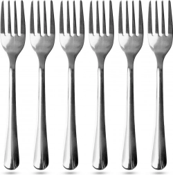 Set de furculițe pentru desert din inox, 6 buc